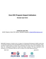 Core OVC Program Impact Indicators