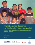 Handbook for Research on the Family Planning Market Volume 1: Using Data to Inform a Total Market Approach to Family Planning