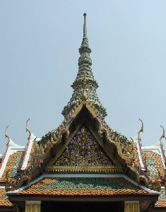 A Buddhist temple in Nang Rong