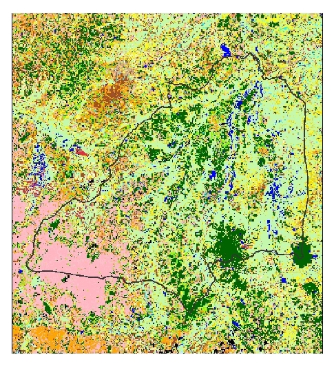 Landsat ETM: July 22, 2000