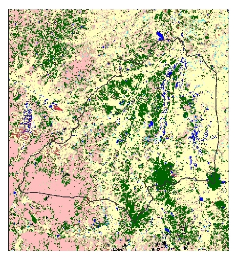 Landsat ETM: July 22, 2000