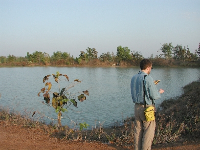 Data relating to water resources is collected.