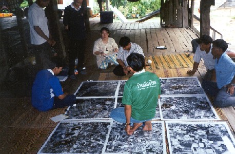 Interviewers Using Maps to Solicit Information