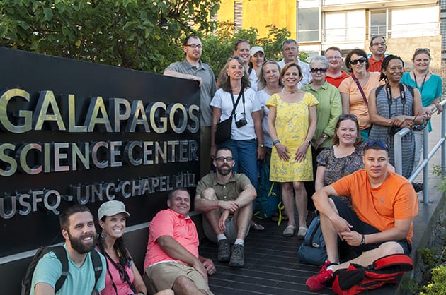 Researchers at the Galapagos Science Center