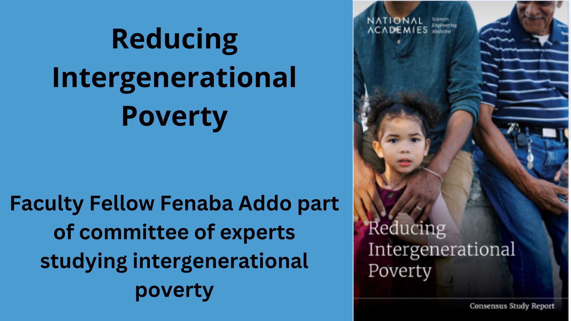 Reducing Intergenerational Poverty